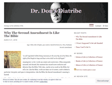 Tablet Screenshot of drdonsdiatribe.com